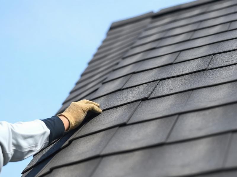 Asphalt roofing installation