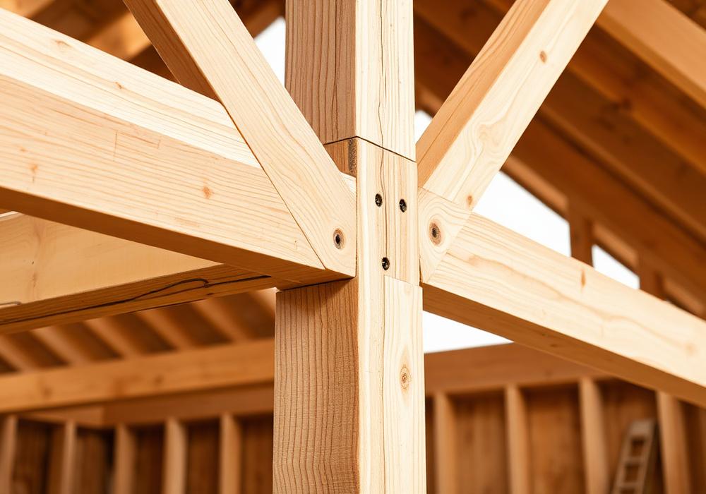 Production framing crew on a multi-unit residential build